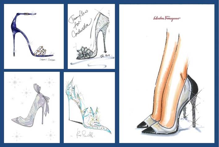 Девять обувных брендов создали туфли для Золушки
