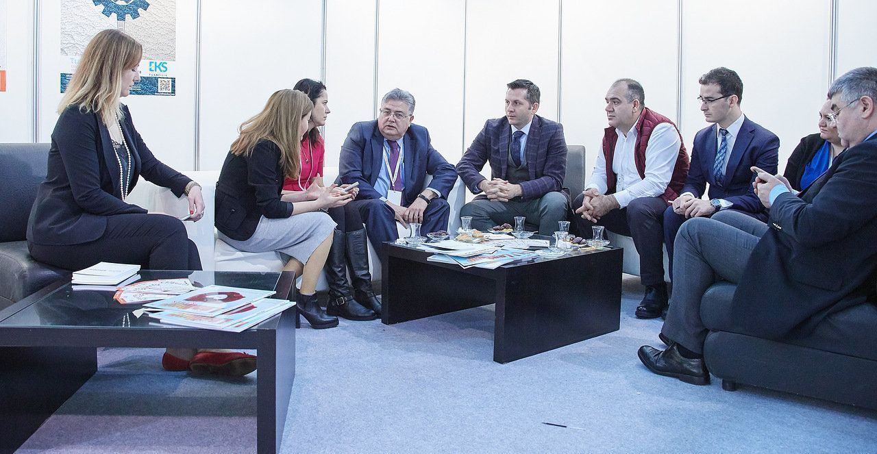 Турецкая делегация на выставке Euro Shoes Premiere Collection во главе с Послом Турции в России г-ном Хусейном Дириозом