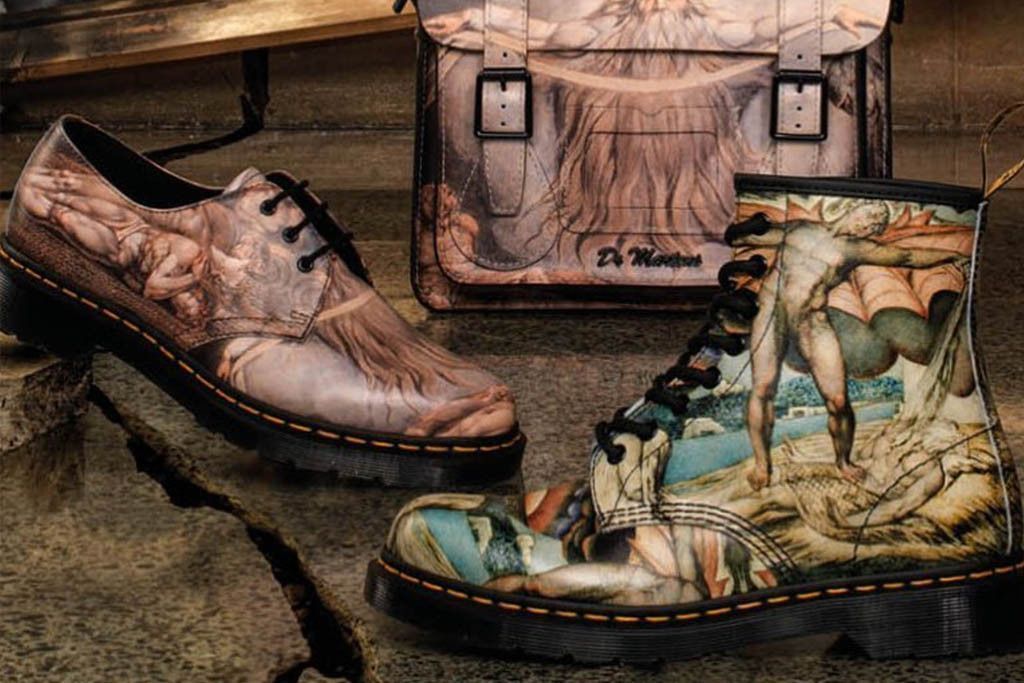 Dr. Martens  выпустил коллекцию обуви с живописью Уильяма Блейка
