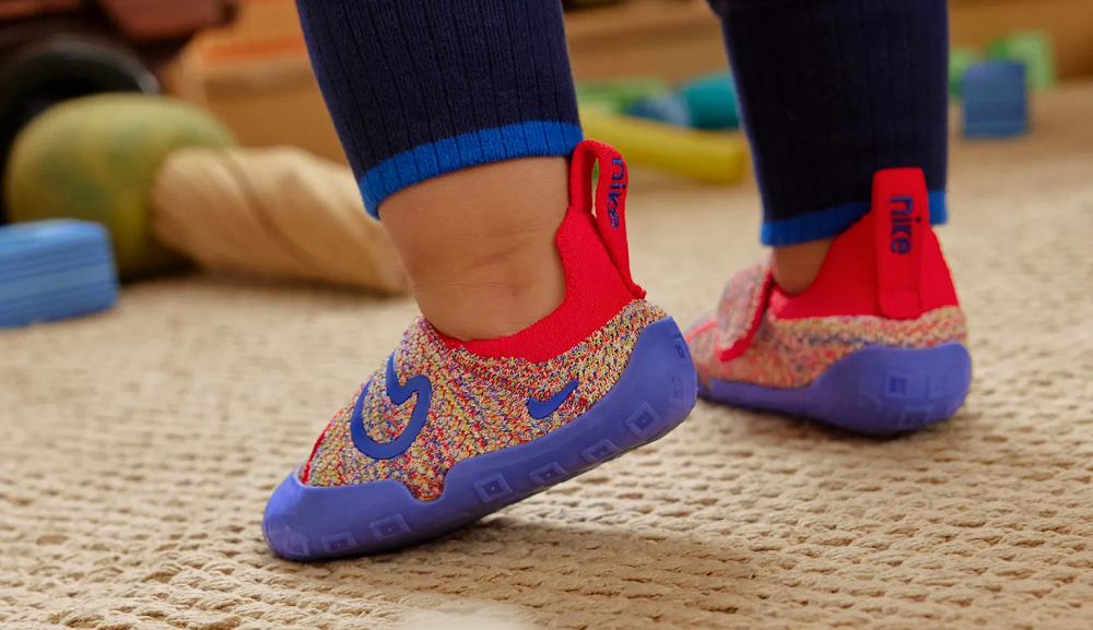Nike has released sneakers for baby's first steps
