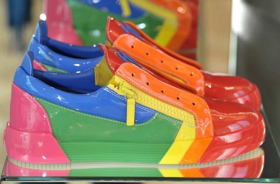 Rainbow sneakers and other models - in the new Guiseppe Zanotti collection autumn 2018
