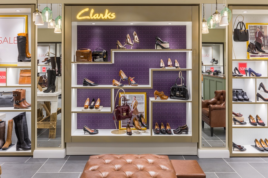 Clarks Store, Moskau, Afimall Einkaufszentrum