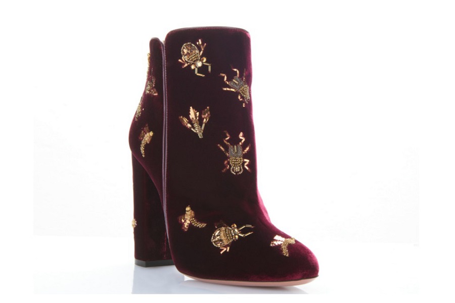 Botines de terciopelo Aquazzura Fauna 105 ($ 1,495)