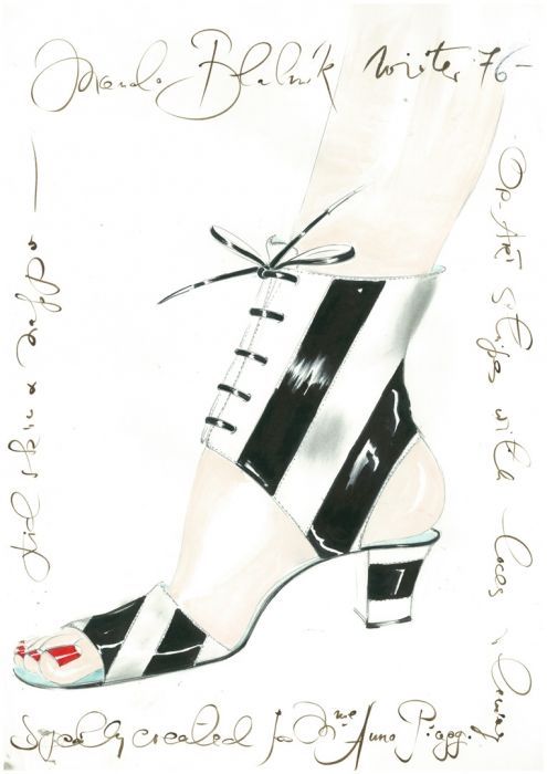 Shoes by Manolo Blahnik will be shown in the Hermitage