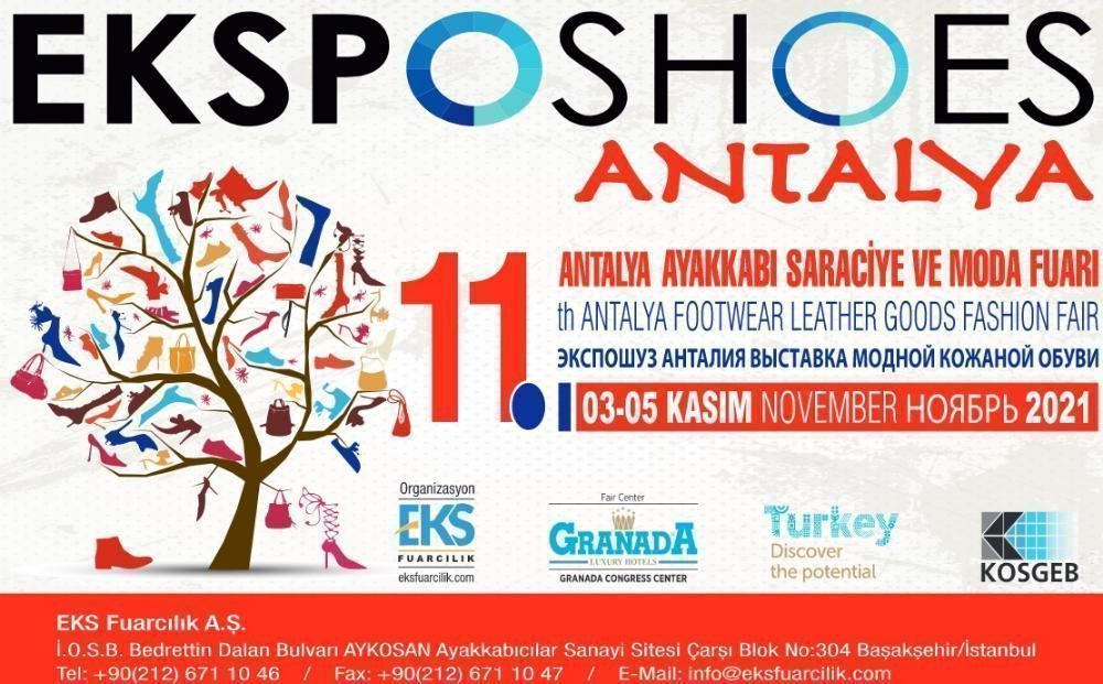 La mostra di calzature di moda Ekspohoes inizia tra meno di un mese ad Antalya!