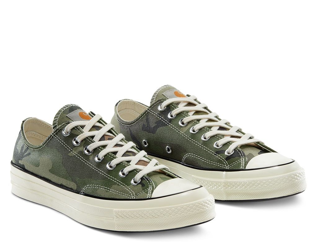 Converse bringt in Zusammenarbeit mit Carhartt WIP Turnschuhe im Militärstil auf den Markt