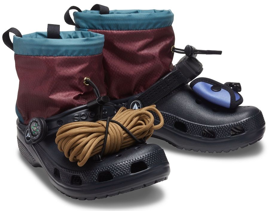 Crocs outfitted the marching clog