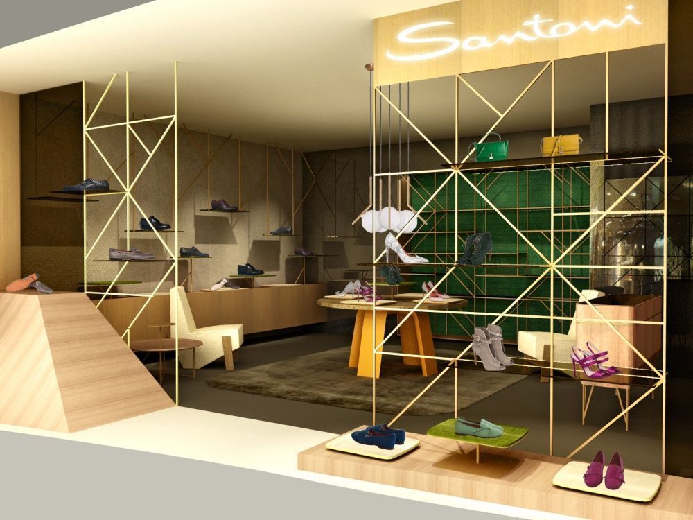 Новый монобрендовый бутик Santoni