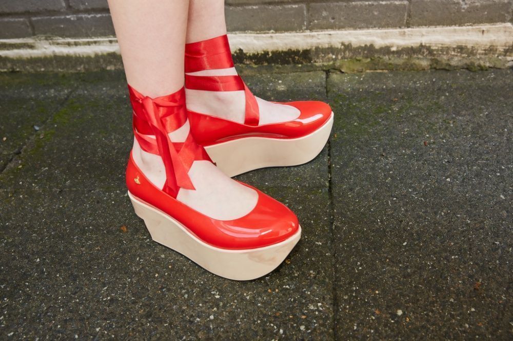 Melissa x Vivienne Westwood recreated the iconic shoe model from 80's