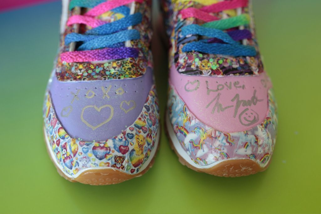 Reebok's collection of “school design” drawings by Lisa Frank