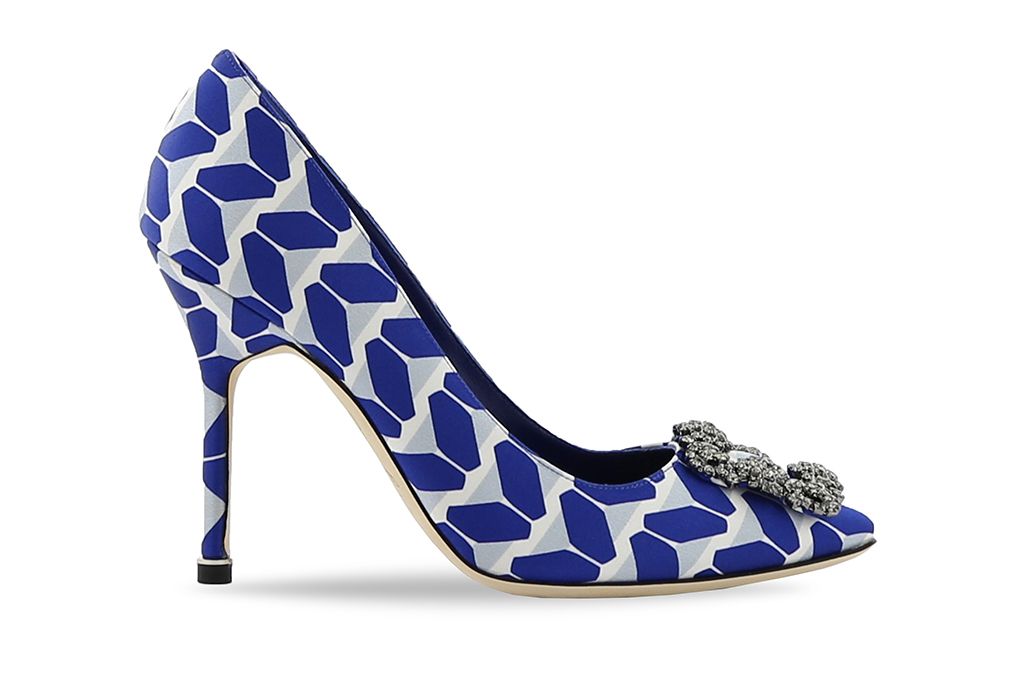 Blue sex and the city shoes shop