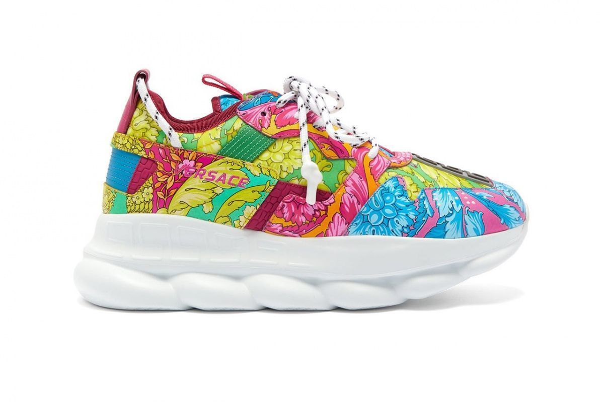 Versace Launches Baroque Print Sneakers