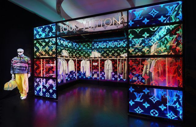 Louis Vuitton has opened an exclusive pop-up store in Italy