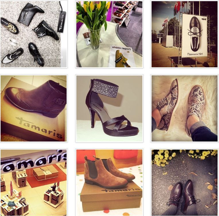 Tamaris women's shoes brand goes on social networks