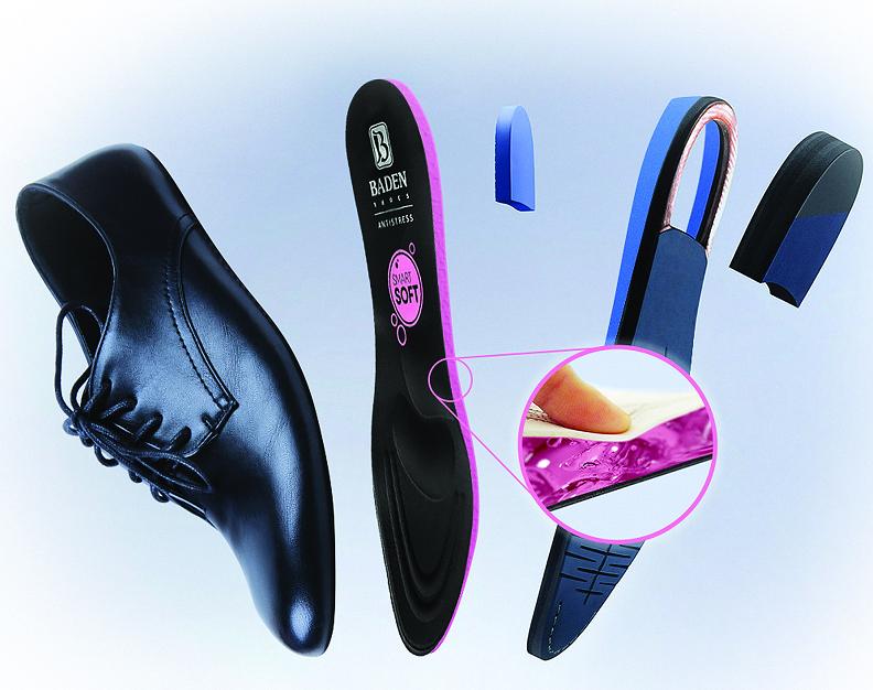 Baden introduced a line of shoes with the new Smart Soft technology