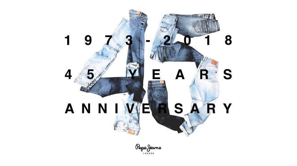 Pepe Jeans London. 45 anniversary of the brand