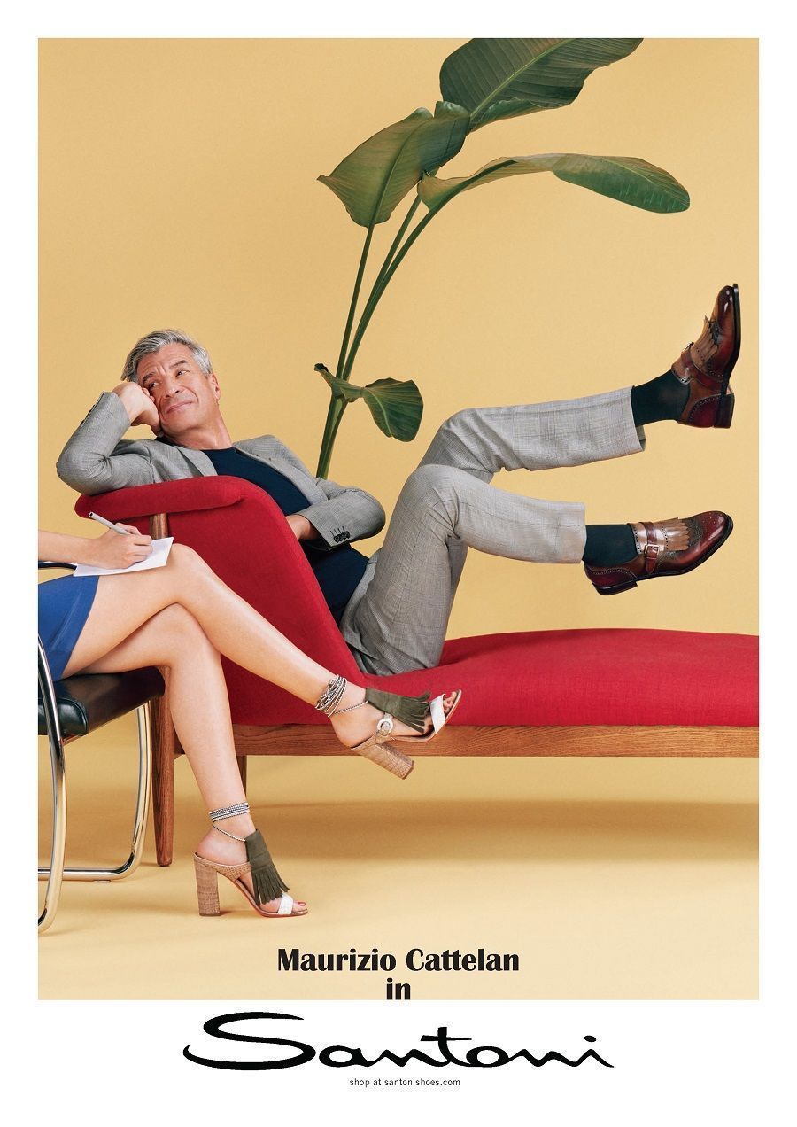 Santoni has produced 6 posters in support of the spring collection