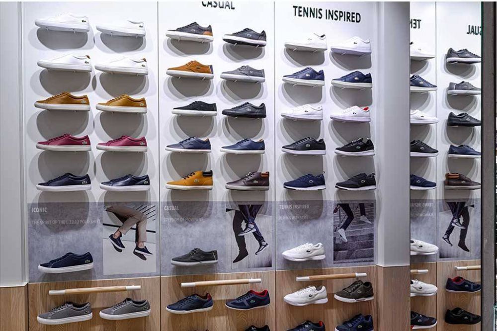 Lacoste increases the range of shoes in its stores