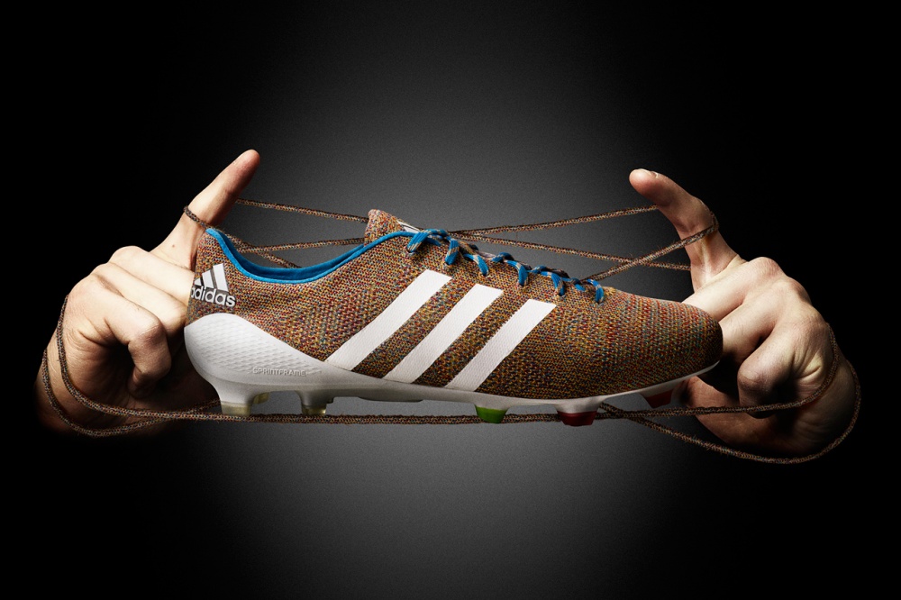 Adidas created the world's first knit boots