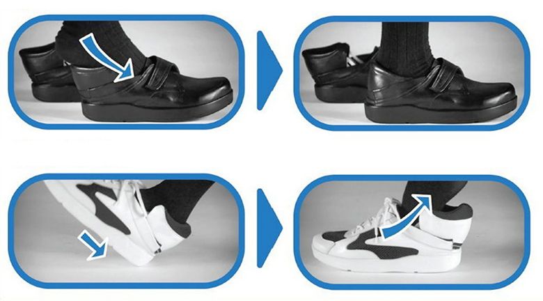 Almohadilla de zapato inventada