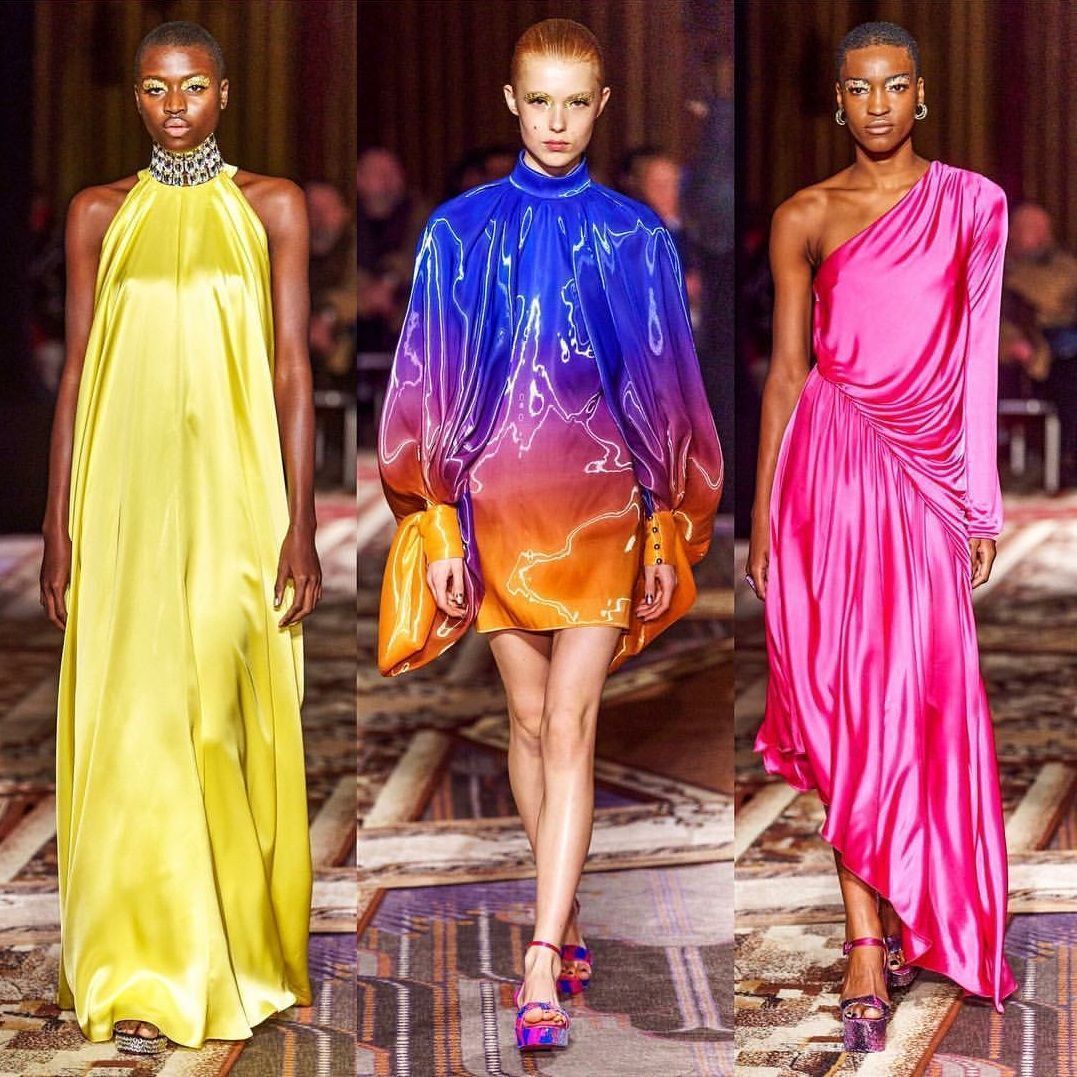 Christian Louboutin and Michael Halpern show collaboration result at London Fashion Week