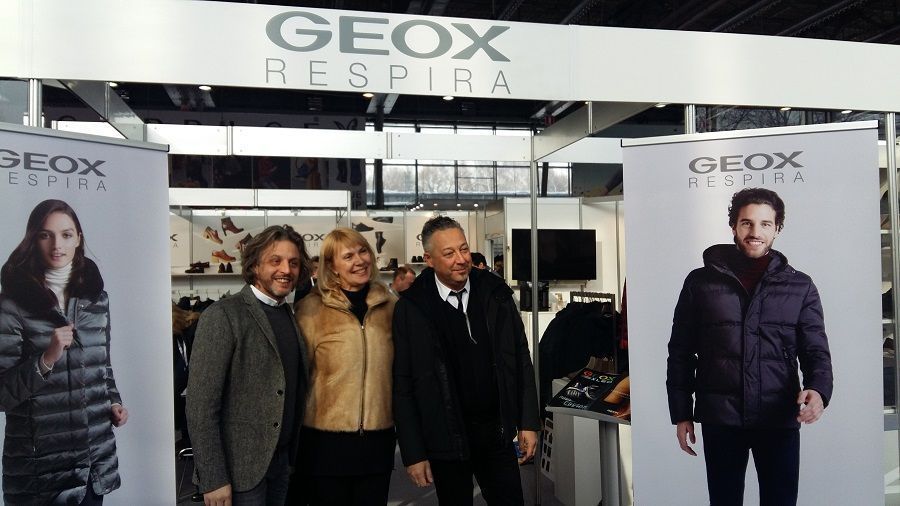 Top management at Geox headquarters visits Euro Shoes Premiere Collection