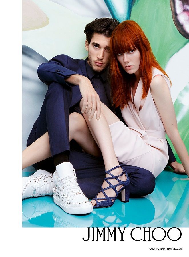 Jimmy Choo spring-summer'XINUMX rainbow mood collection and advertising campaign