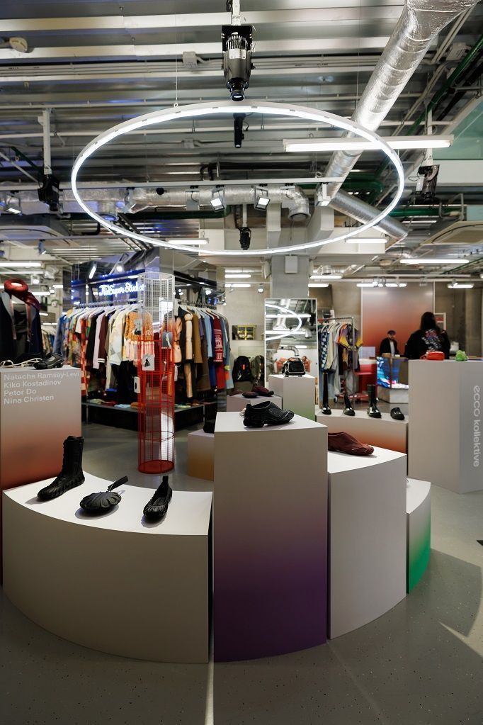 Pop-up-Raum ECCO.Kollektive im KM20 in Moskau