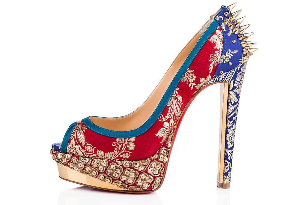 New Christian Louboutin Collaboration with Indian Couture Designer