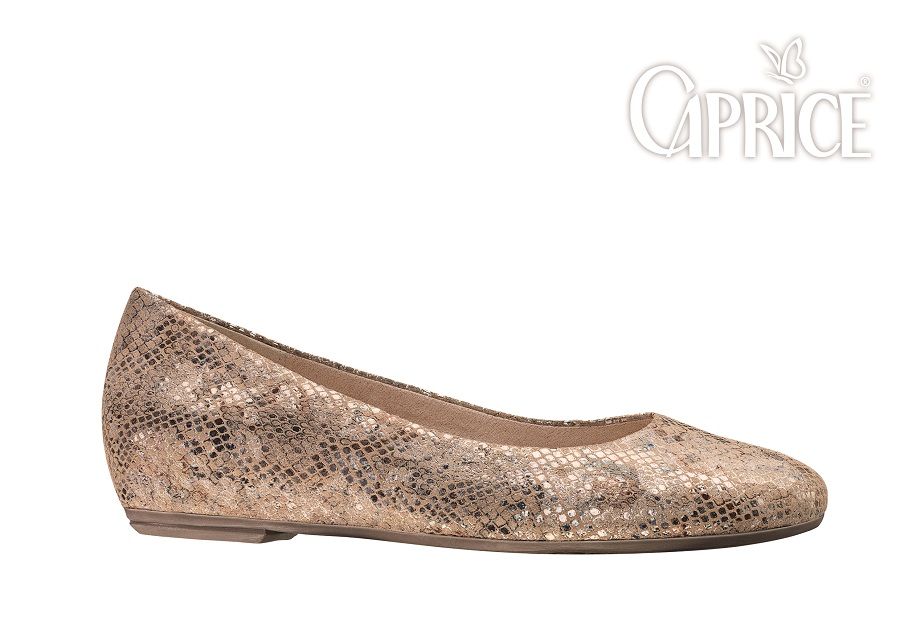 Reptile leather shoes - Caprice Premium Collection