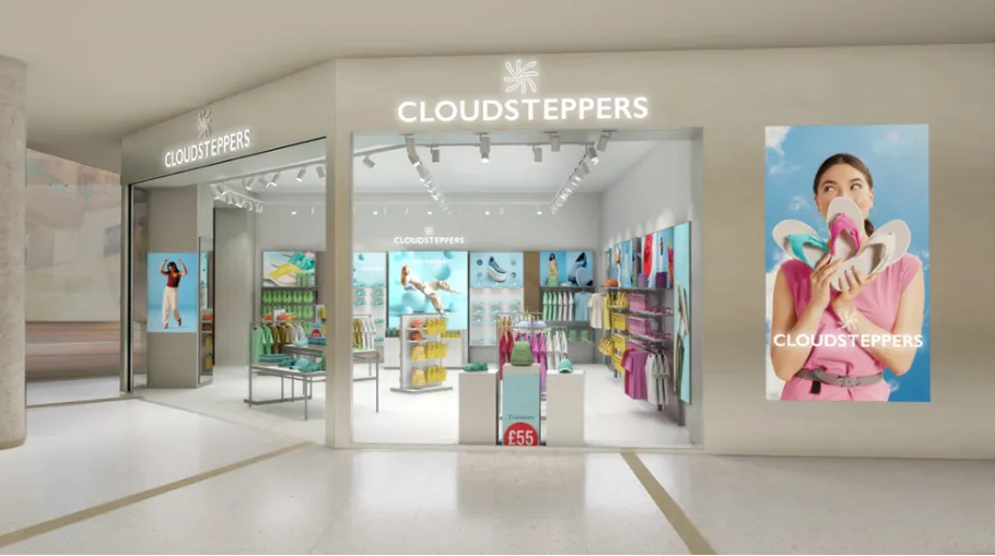 Clarks launches concept store network for its Cloudsteppers line