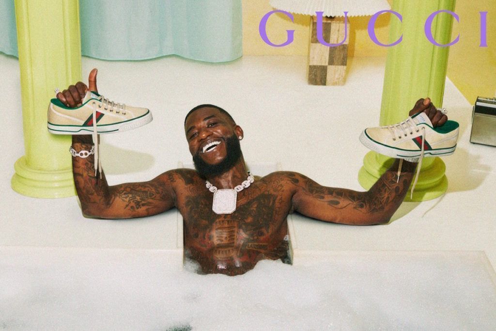 Gucci chose Gucci Mane as the face of the cruise collection'20