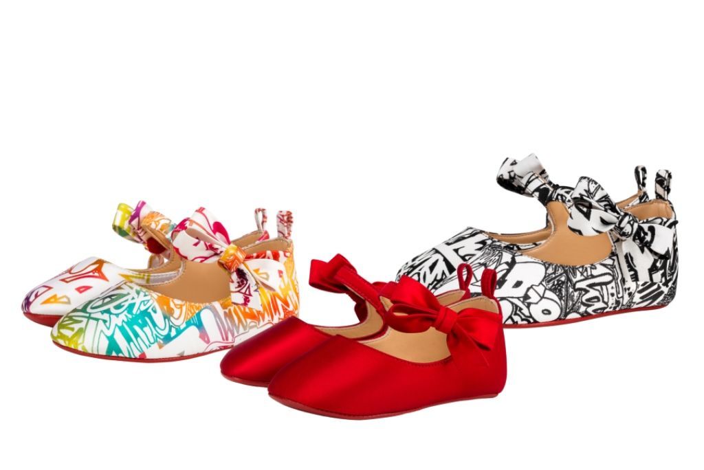 Christian Louboutin continued the production of children's shoes