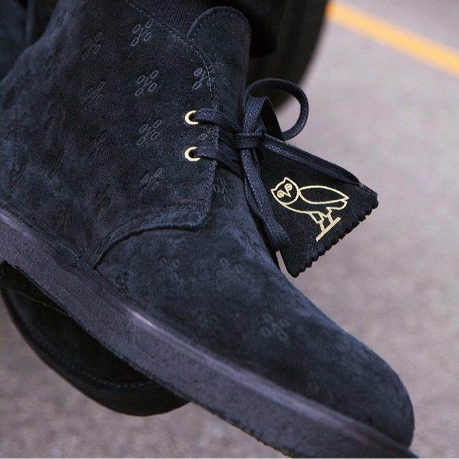 Clarks Originals collaborated with Canadian rapper label Drake - OVO