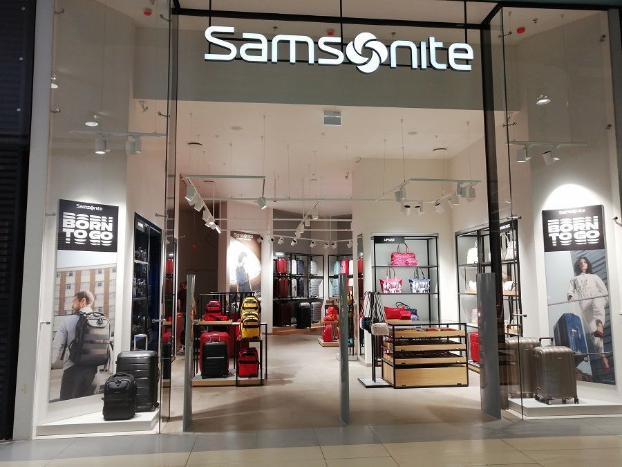 Samsonite has opened a new salon in St. Petersburg