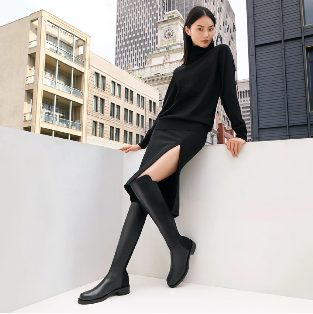 Stuart Weitzman запустил рекламную кампанию с китайской моделью Хэ Конг