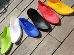 In Spain, developed shoes made of organic polymers