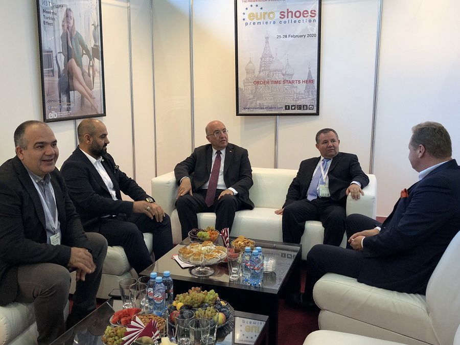 Turkish Ambassador Mehmet Samsar visits Euro Shoes Premiere Collection