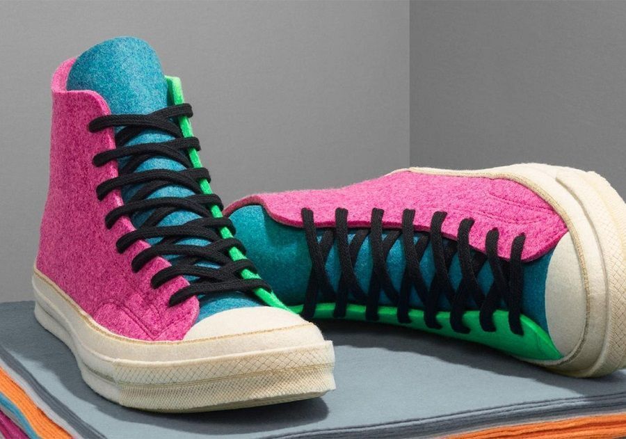 New Converse & JW Anderson Collaboration Introduces Felt Sneakers