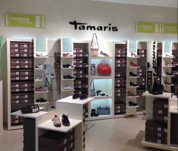 Tamaris has got a branded corner in the center of Kirov