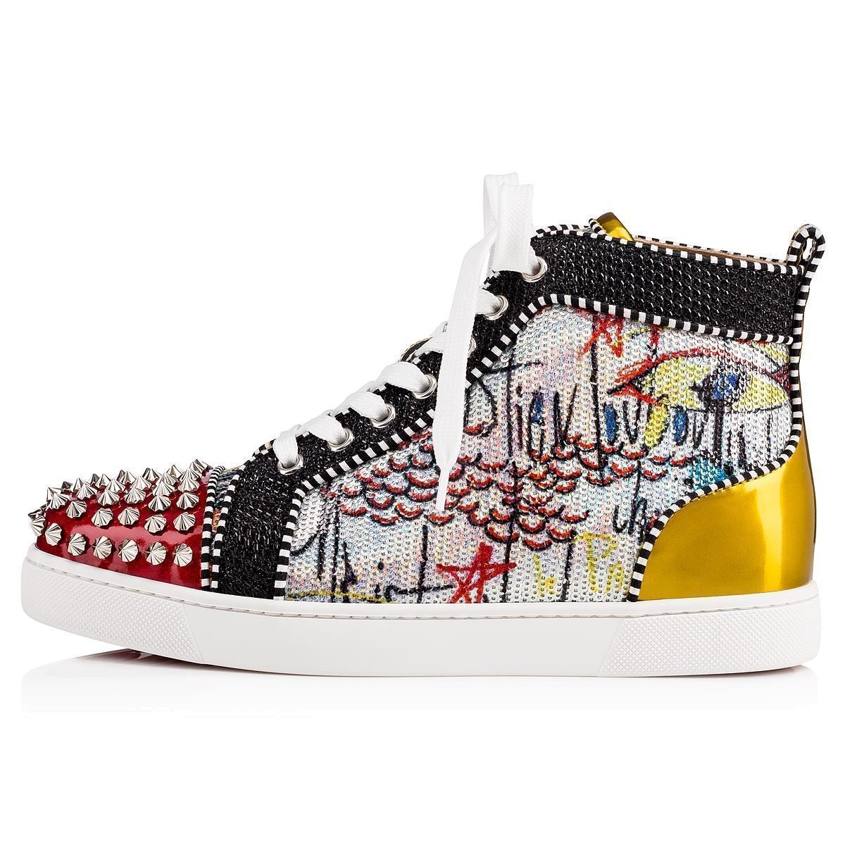 Sneaker da donna modello Christian Louboutin Loo Spikes