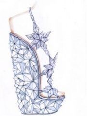 Luxurious shoes by Casadei and Swarovski