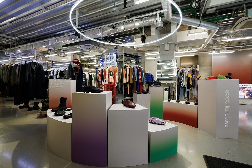 Pop-up-Raum ECCO.Kollektive im KM20 in Moskau