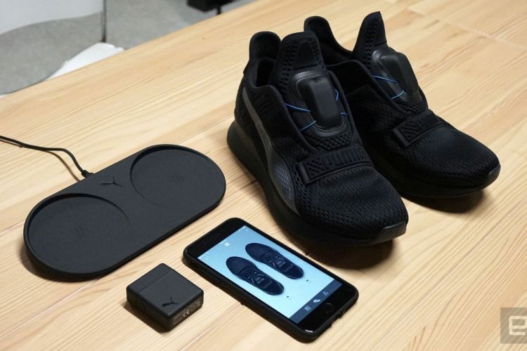 Puma представила новую модель кроссовок с автоматической шнуровкой