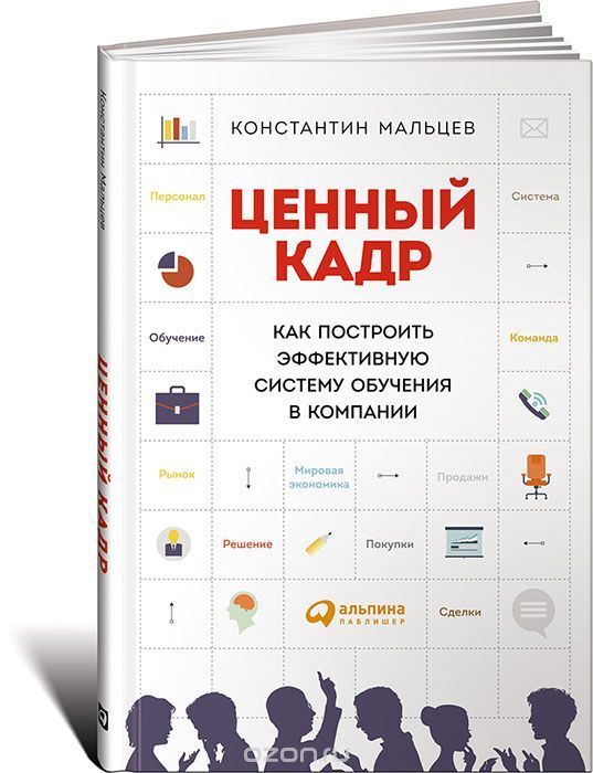 Konstantin Maltsev. „Wertvoller Schuss. Wie man ein effektives Trainingssystem in einem Unternehmen aufbaut. " Moskau: Alpina Verlag Verlag, 2015.