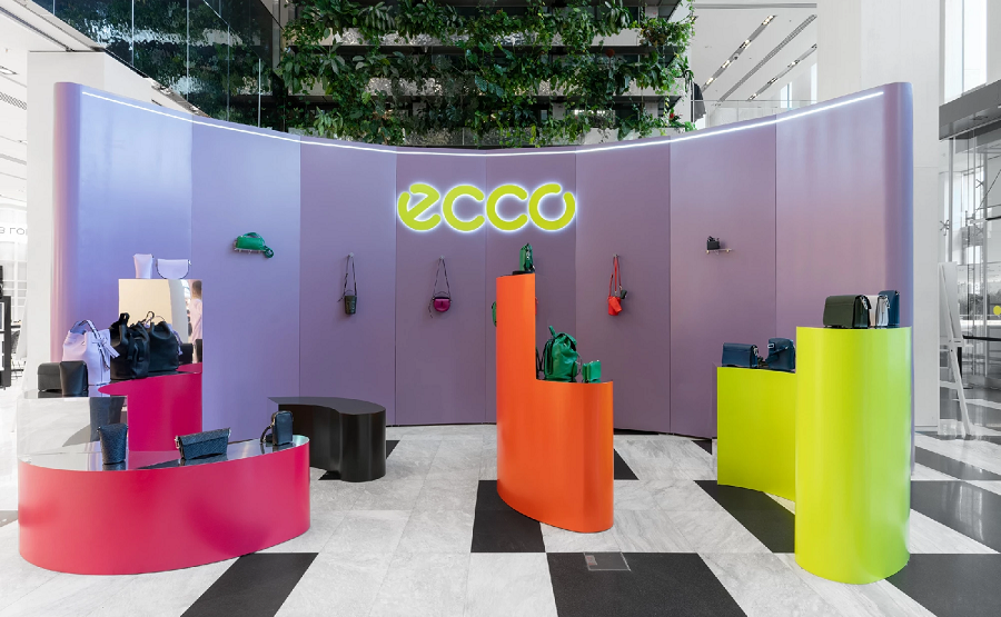 ECCO abrió una tienda temporal en los grandes almacenes Tsvetnoy