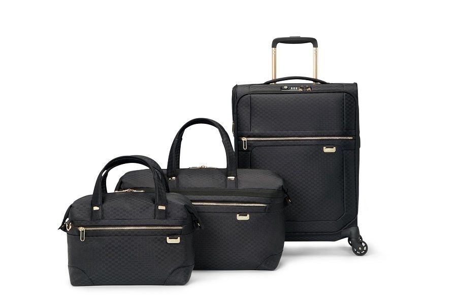 Samsonite has released a collection of two-tone luggage for the holidays