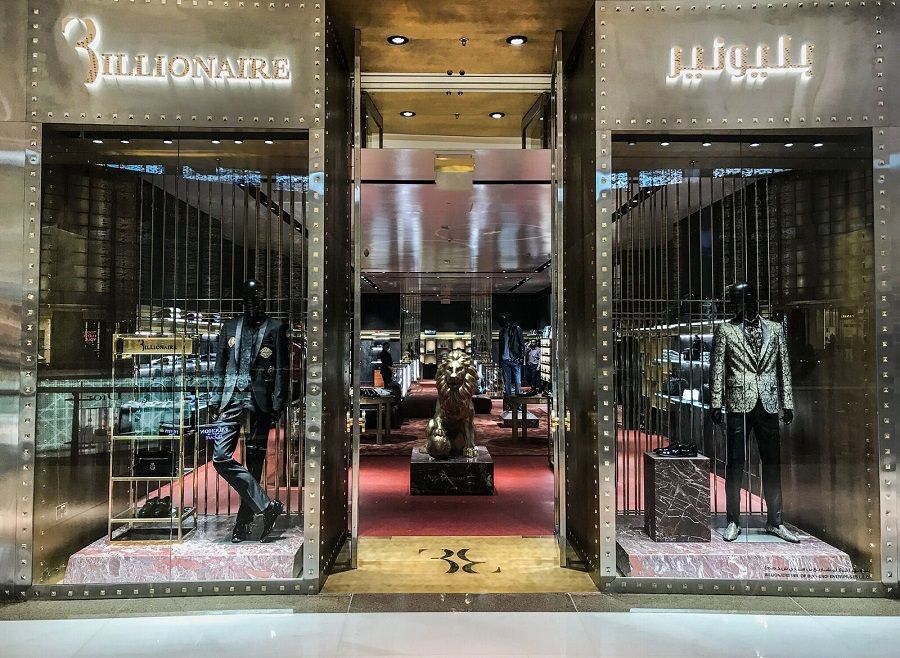 Люксовый бренд Billionaire открыл второй бутик в Дубае