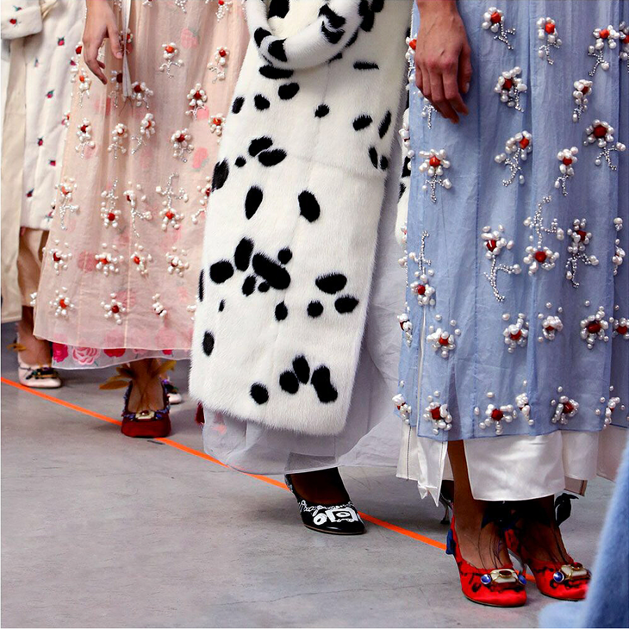 Prints are the main trend in shoe design at Milan Fashion Week