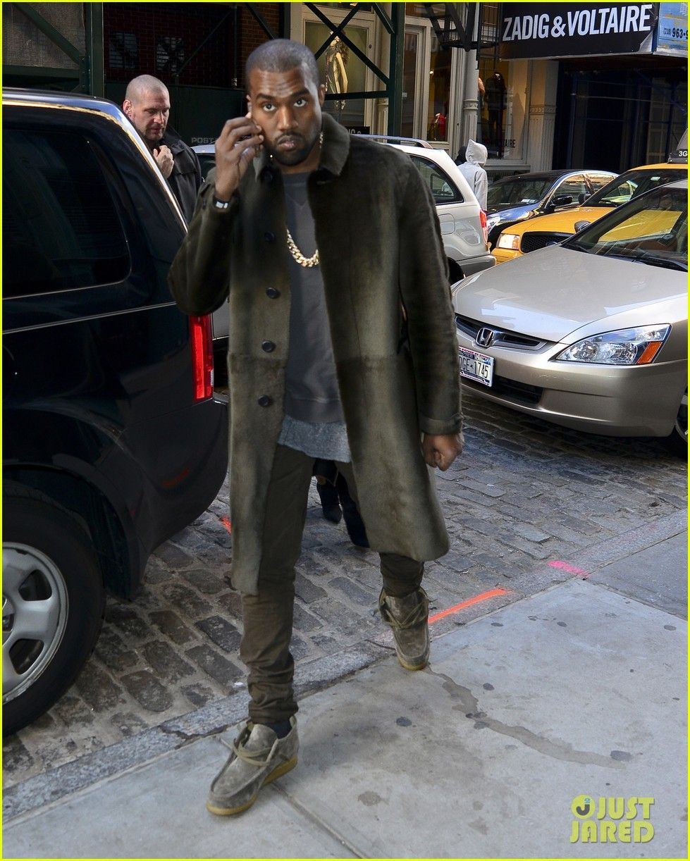 Kanye West in Wallabees